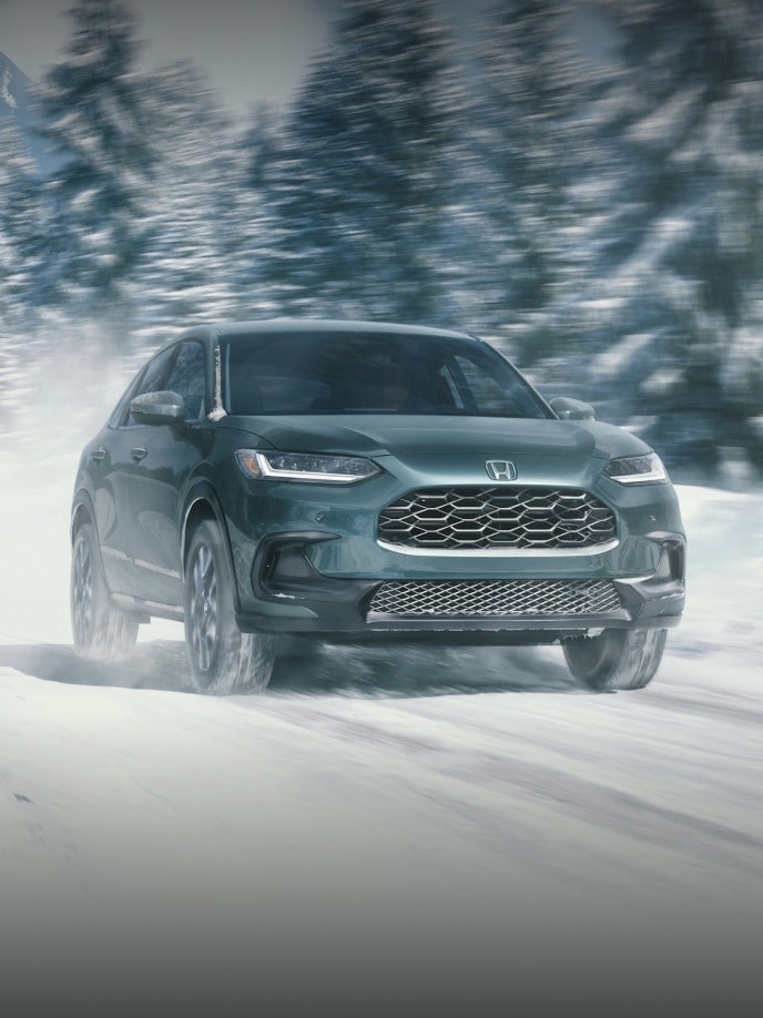 2026 Honda HR-V LX in Crystal Black Pearl side view