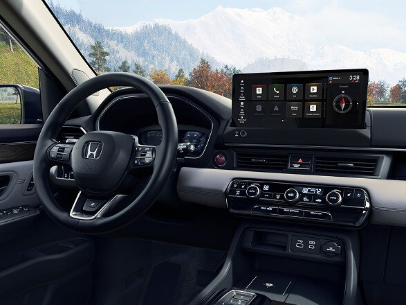 2026 Honda Pilot Elite shown with Gray Leather.